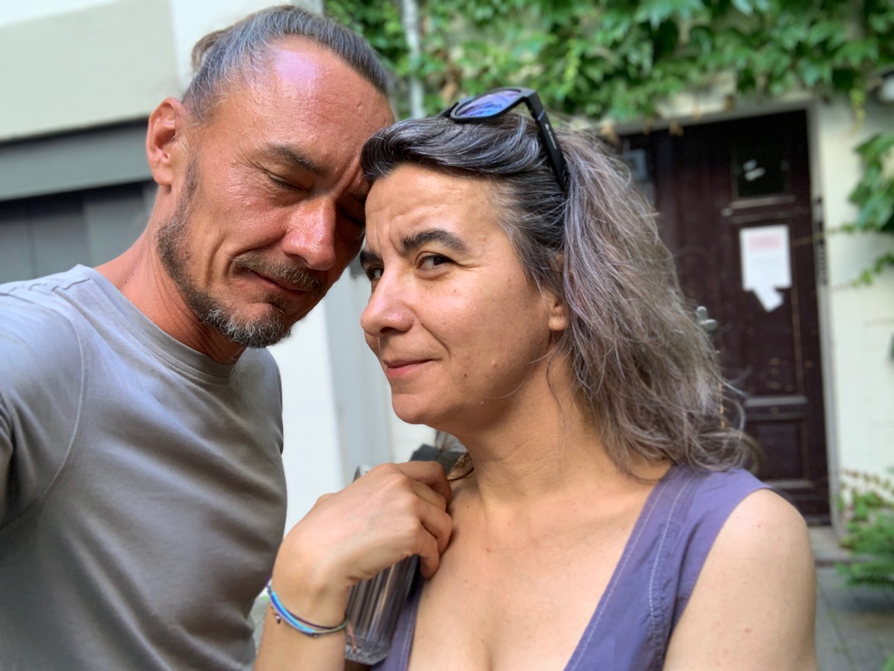 Colleagues and friends celebrating together at the summer event